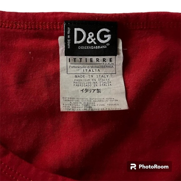 super rare, vintage dolce & gabbana baby tee - Picture 3 of 3